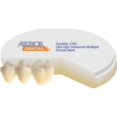 Kerox ypatingai didelio skaidrumo daugiasluoksnis cirkonis (Ultra high transculent Multilayer UHTML) Kerox ypatingai didelio skaidrumo daugiasluoksnis cirkonis (Ultra high transculent Multilayer UHTML)